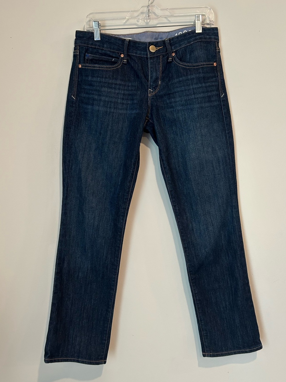 Gap 1969 Real Straight Women’s Size 29/8a Dark Blue Jeans